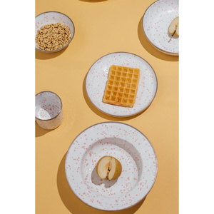 Emaylab Speckles Çukur Makarna Ve Salata Tabağı 24cm