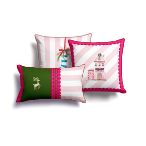 Maxxdeco 30x50 Cm Biyeli Kırlent Kılıfı-pink 12584 görseli 4