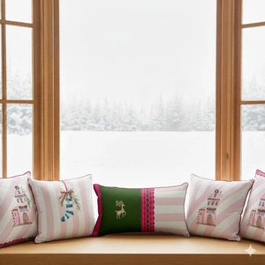 Maxxdeco 30x50 Cm Biyeli Kırlent Kılıfı-pink 12584 görseli 5