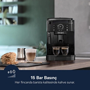 Delonghi Magnifica Start, Ecam12.121.b Tam Otomatik Espresso Kahve Makinesi görseli 2
