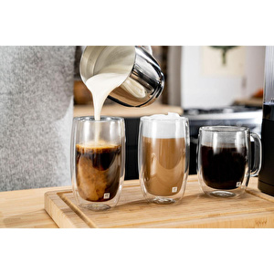 Zwilling Çift Camlı 2'li Latte Macchiato Bardak Seti- 350 Ml görseli 4