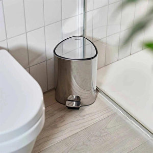 Joseph Joseph Easystore Luxe Paslanmaz Çelik Pedallı Çöp Kovası 5 L görseli 2
