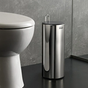 Joseph Joseph Easystore Luxe Paslanmaz Çelik Gizli Tuvalet Kağıtlığı görseli 2