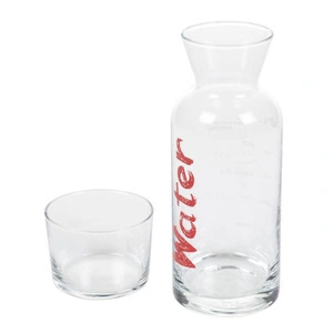 Mudo Home Water Kirmizi Kapakli Başucu Sürahi̇si̇ - 700 Ml