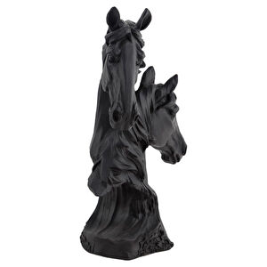 Mudo Home Horses Büst Bi̇blo 17x10x23 Cm