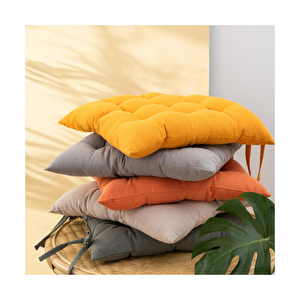 Mudo Home Nimes Sandalye Mi̇nderi̇ Sütlü Kahve 45x45 Cm