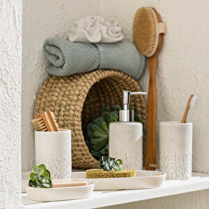 Mudo Home Florista 5'li̇ Kutulu Banyo Seti̇