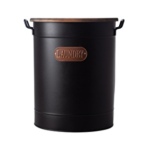 Mudo Home Metal Çamaşir Sepeti̇ 43x34x55