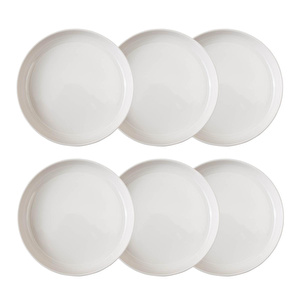 Mudo Home Ephesus White Çukur Tabak Seti̇ 22cm - 6li