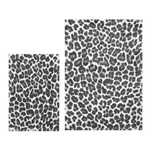 Mudo Home Leopar 2'li̇ Banyo Paspas Seti̇