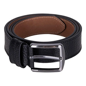 Bloominbag Bloombelt Obsidian Black Hakiki Deri Erkek Kemer-105cm görseli 3