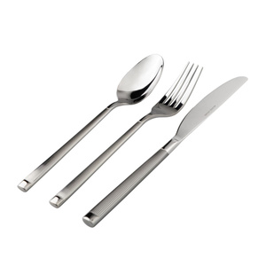 Mudo Home Elegant Line 18 Parça Çatal Kaşik Biçak Takimi Parlak Metal görseli 1