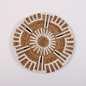 Aspendos 50x12 cm Çap- Doğal Abaka Duvar Tabağı