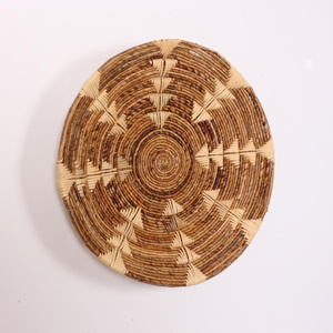 Mylamp Kaunos 60x14 Cm Çap- Doğal Abaka Duvar Tabağı görseli 5