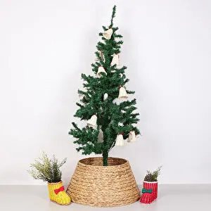 Mylamp Yılbaşı Ağacı Eteği 55x36x26 Cm Doğal Su Sümbülü
