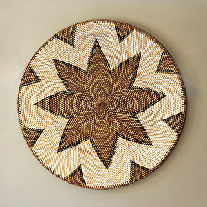 Sumatra Elegance Rattan Duvar Tabağı 80x2 Cm