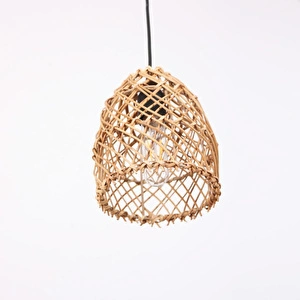 Mylamp Yonca 16x19 Cm. Rattan Lamba görseli 5