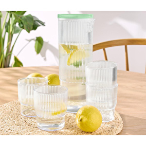Tchibo 4 Adet Plastik Bardak Ve Sürahi görseli 1