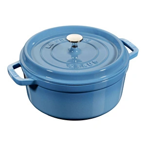 Staub Döküm Tencere Buz Mavisi 24 Cm görseli 2