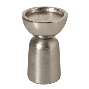 Mudo Home Candela Mumluk Silver 12x18 Cm görseli 2