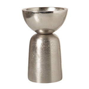 Mudo Home Candela Mumluk Silver 12x18 Cm görseli 1