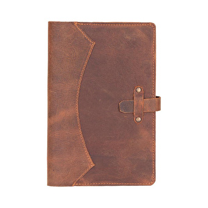 Bloominbag Bloom Quiet Edit Saddle Brown A5 Deri Kitap Defter Kılıfı görseli 4