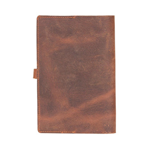 Bloominbag Bloom Quiet Edit Saddle Brown A5 Deri Kitap Defter Kılıfı görseli 5
