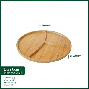 Bambum Tortilla 3'lü Çerezlik Bcto01 görseli 2