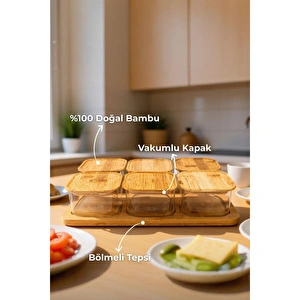 Bambum Quatro 6'lı Kahvaltılık Seti görseli 1