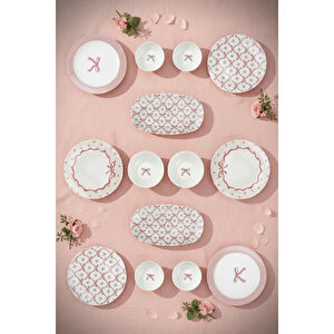 Bambum Moderna 14 Parça Kahvaltı Takımı Ribbon