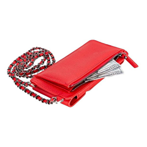 Bloominbag City Muse Deri Crimson Rouge Çapraz Askılı Telefon Cüzdan görseli 5