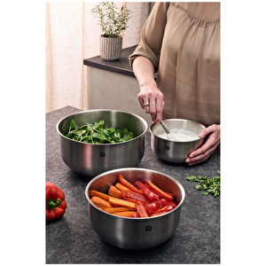 Zwilling Prep Karıştırma Kase Seti 3 Metalik Gri görseli 4