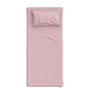 Basics Pamuk Saten Pembe Çocuk Çarşaf Seti 90x190cm