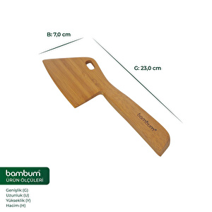 Bambum Bohobazzar Bambum B2412 Hood Peynir Bıçağı