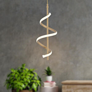 Leatrice Tekli Eskitme 3 Renkli 20 Watt Ledli Modern Oturma Odası, Koridor, Salon Led Avize