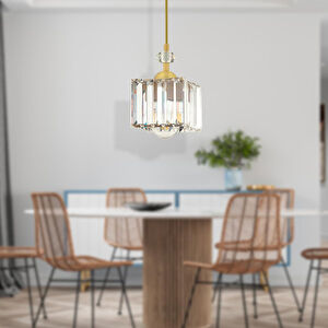 Apliqa Brandy Eskitme Tekli Kristalli Taşlı Modern Tasarım Kristal Salon Avize görseli 1