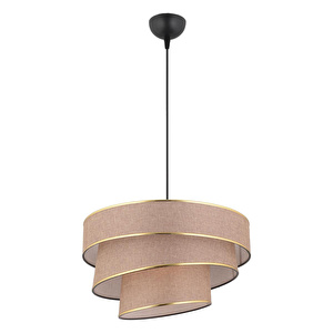 Apliqa Paoni 3 Katlı Eskitme Gold Detaylı Modern Koridor,yatak Odası Salon Avize görseli 3