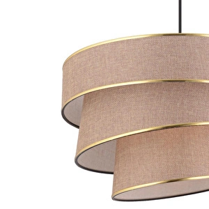 Apliqa Paoni 3 Katlı Eskitme Gold Detaylı Modern Koridor,yatak Odası Salon Avize görseli 4