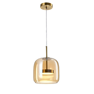Apliqa Brook 12 Watt 3000keskitme Bal Camlı Tekli Led Sarkıt Avize