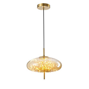 Zuna 10 Watt 3000k Eskitme Bal Camlı Tekli Peri Led Sarkıt Avize