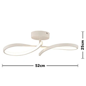 Apliqa Vetto Beyaz 38 Watt Plafonyer 3 Renkli Ledli Modern Mutfak Banyo Led Salon Sarkıt Avize görseli 5