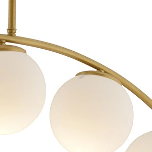 Apliqa Fralde 5 Li Gold Modern Mutfak Cafe Restoran Için Uygun Retro Salon Avize görseli 5