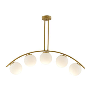 Apliqa Fralde 5 Li Gold Modern Mutfak Cafe Restoran Için Uygun Retro Salon Avize görseli 3