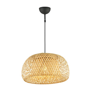 Apliqa Briella Tekli Rattan Modern Tasarım Oturma Odası Avize görseli 2