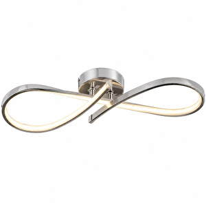 Apliqa Vetto Krom 38 Watt Plafonyer 3 Renkli Ledli Modern Mutfak Banyo Led Salon Sarkıt Avize görseli 2