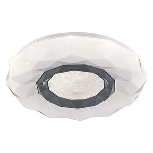 Apliqa Paris Tekli Beyaz 3 Renkli 37 Watt Ledli Modern Oturma Odası, Koridor, Salon Led Avize görseli 3