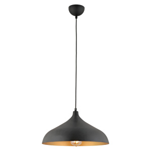 Apliqa Pera Siyah Tekli Modern Retro Sarkıt Retro Salon Avize görseli 5