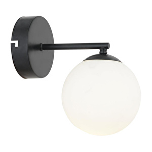 Apliqa Elvin Siyah Duvar Lambası Yatak Odası-yatak Başı-banyo İçin Modern Retro Aplik görseli 4