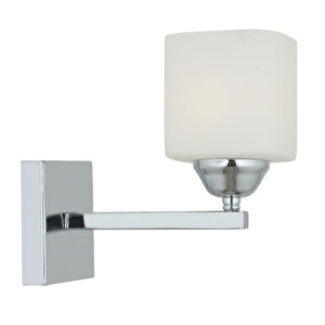 Apliqa Minel Krom Kaplama Duvar Lambası Yatak Odası-yatak Başı-banyo İçin Modern Aplik görseli 3