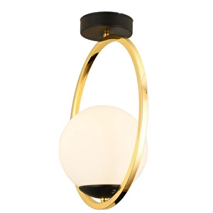 Apliqa Lifos Tekli Gold Kaplamalı Plafonyer Modern Mutfak Salon Avize görseli 2